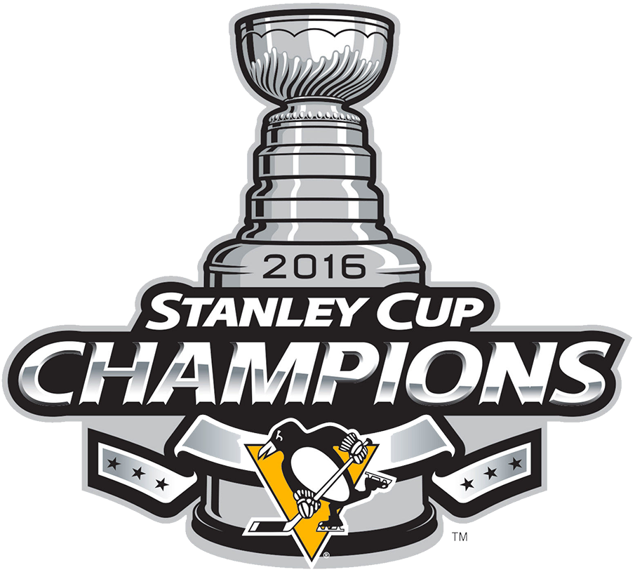 Pittsburgh Penguins 2016 Champion Logo fabric transfer